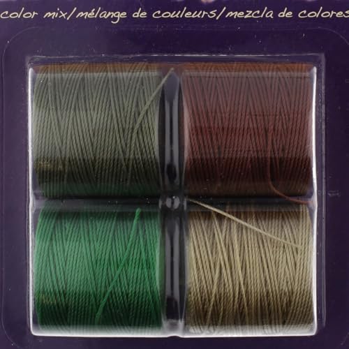 Cordon Super-lon 18 Earth Tones pour bijoux kumihimo macramé - 5