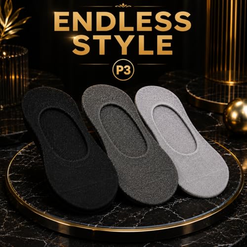Image of XJARVIS No Show Low Cut Loafer Unisex Socks for Men & Women with Combed Cotton for Sports, Running & Hiking (Free Size)
