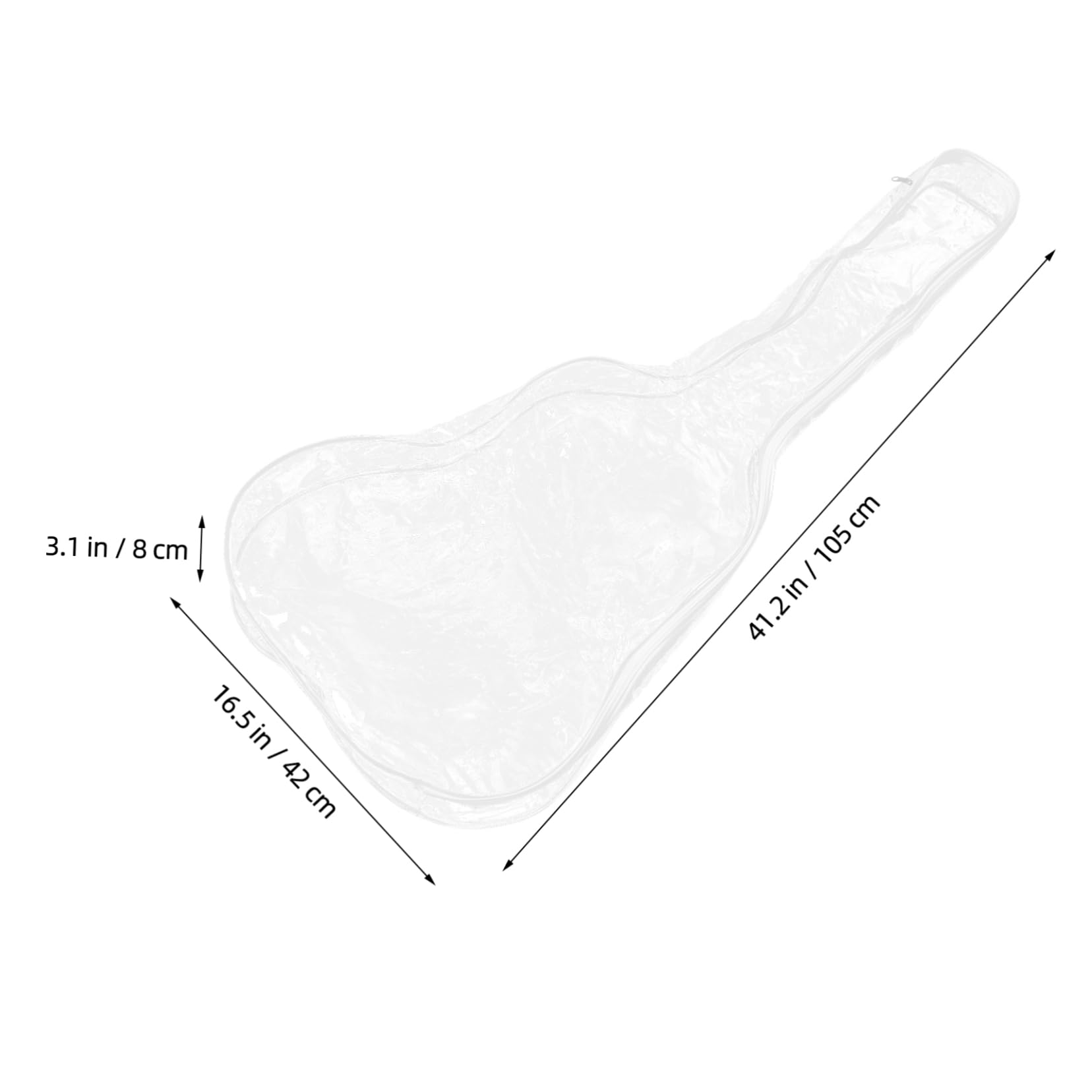 Milisten Electric Guitar Gig Bag Padded Protective Cover Waterproof Pvc Guitar Case for Electric