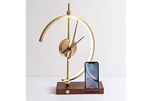Nogy• Desk Lamp Clock: Timeless Elegance and Modern Functionality