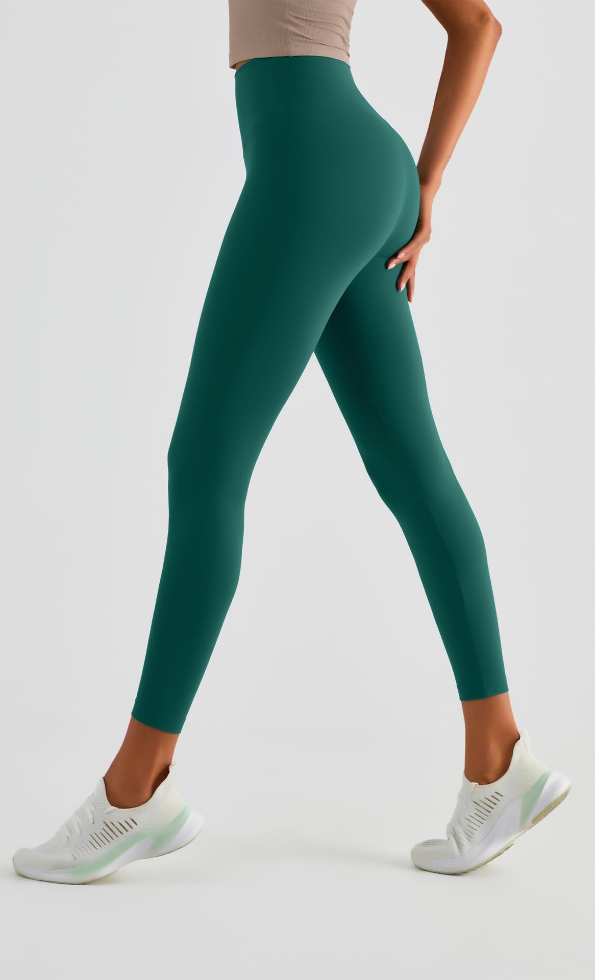 Legginsy damskie proste rozciągliwe spodnie do jogi, klasyczne sportowe legginsy do joggingu, legginsy treningowe na siłownię