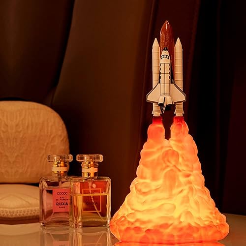 AIIONP Lámparas de dragón de fuego, luz nocturna impresa en 3D, luz de luna LED, lámpara de dragón de hielo USB, regalos de dragón de Navidad, luz