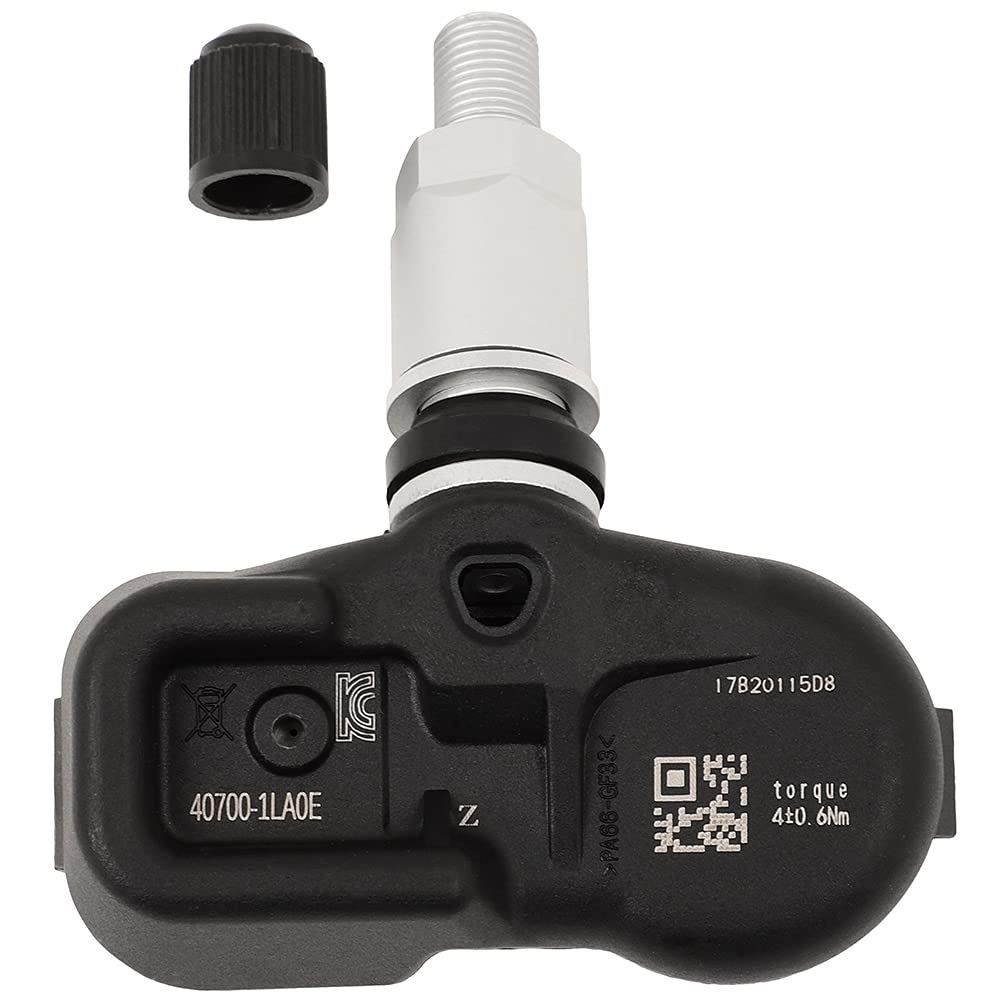 4Pcs Tire Pressure Sensor 315MHz Snap-in Replacement for Infiniti EX35 2010-2012,for Nissan for Leaf 2011-2013,for Nissan Quest 2011-2017 More Replaces 40700-1LA0E