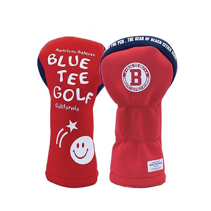 Blue Tee Golf Stretch Smile Headcover Hc-034 (Driver) Red_ | eBay