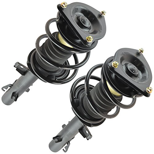 Front Strut & Coil Spring Assembly Set Driver & Passenger Sides Compatible with 02-06 Mini Cooper