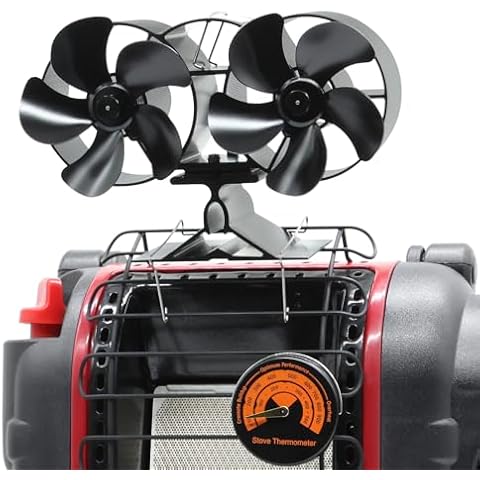 snsok 10-Blade Wood Stove Fan Cover