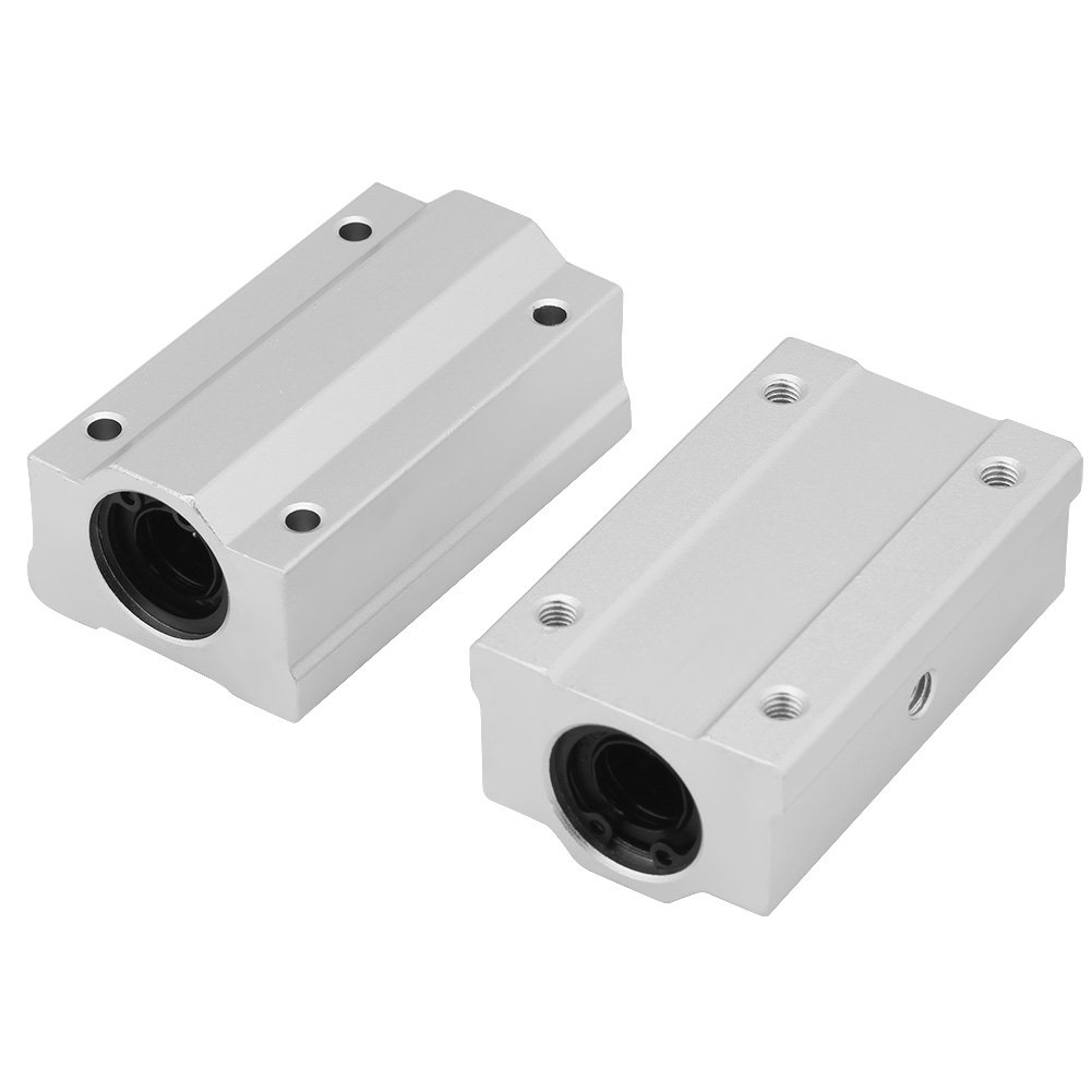 12mm SCS12LUU Aluminum Linear Motion Ball Bearing Slide Block for CNC 2Pcs