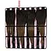 Portable Hair Extension Holder with Flexible Hanger - the All-in-One Storage and Carrying Case for Organizing and Styling Your Clip-In, Tape-In, Human & Synthetic Hair - Great for Travel!