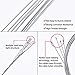 Cable Freno Bicicleta, Universal Cable Cambio Bicicleta Montaña 2m con Terminales y...