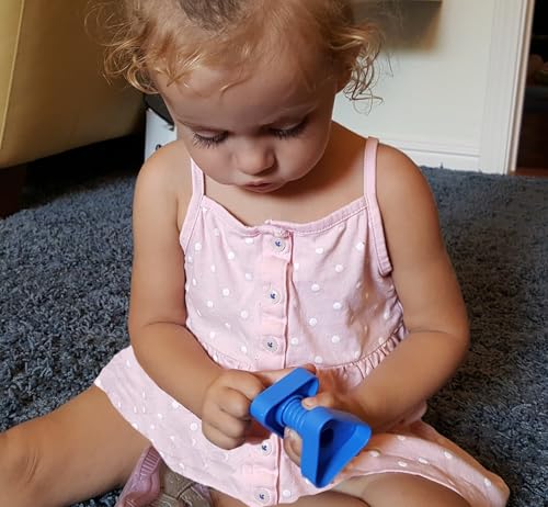 Skoolzy 24-Piece Nuts and Bolts - Montessori Motor Skill Set for 18 Month+ Kids with eBook