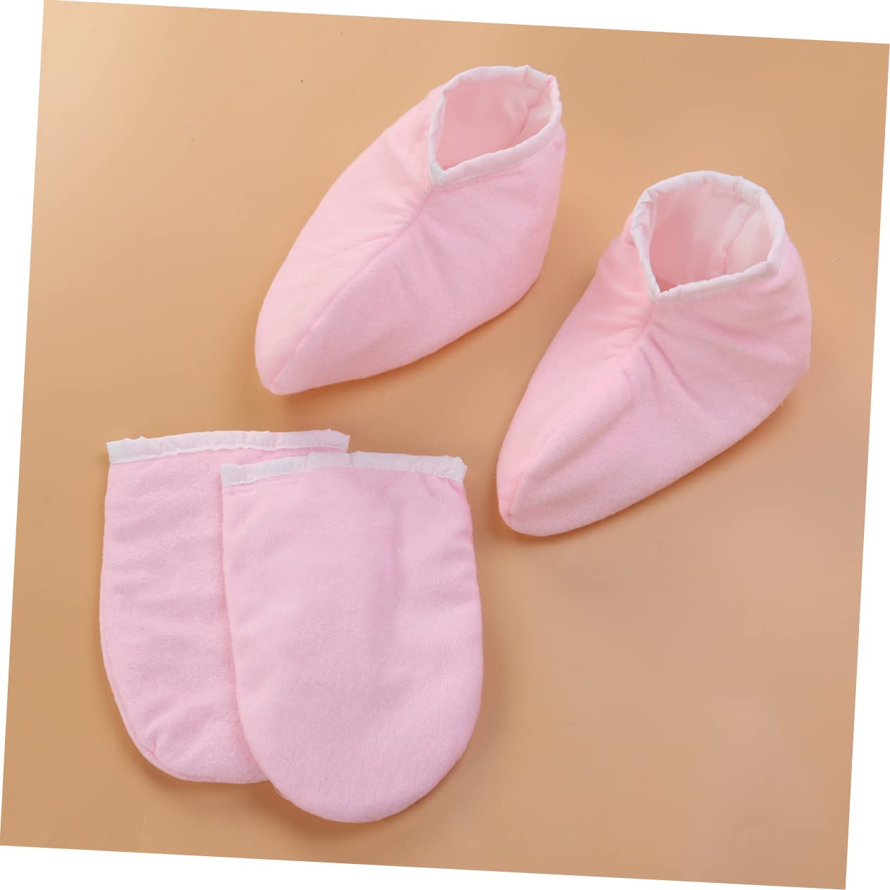 FRCOLOR 2pares Guantes de Parafina para Baño de Cera de Guantes Aislantes Terapéuticos para Spa de Terapia de Calor Uso Manos y Pies