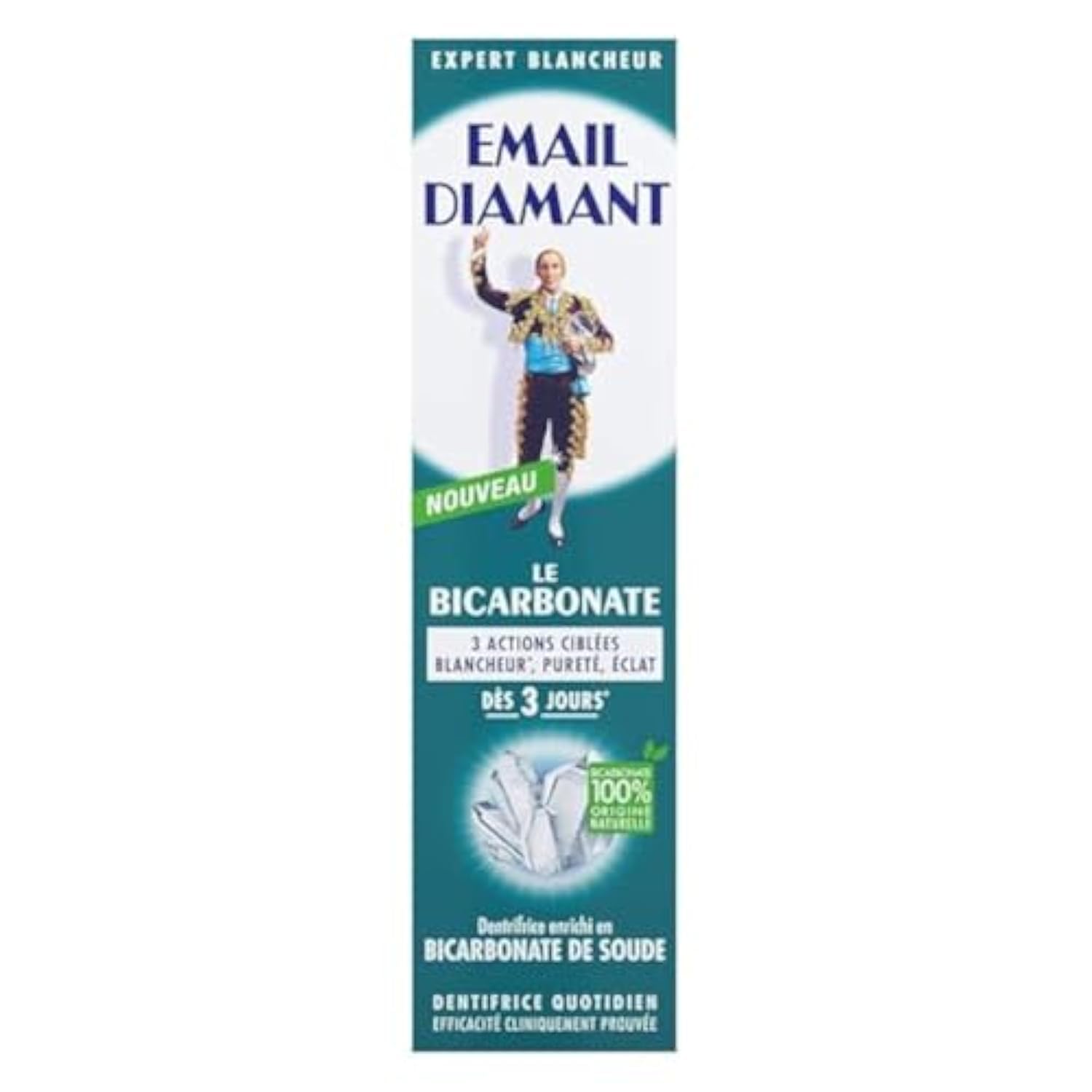Bicarbonate Toothpaste Enriched with Baking Soda, 75ml