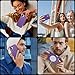 Magnetic for Samsung Galaxy A07 Case with Tempered Glass Screen Protector Matte Translucent Shockproof Protective Bumper Phone Cover (Purple)