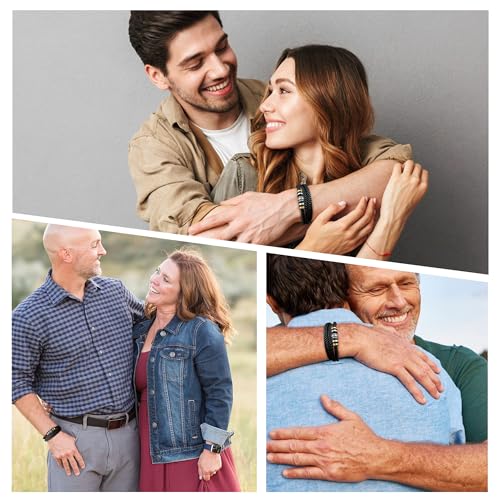 Pulsera para hombre de cuero BMMYE regalo de graduación miniatura 5