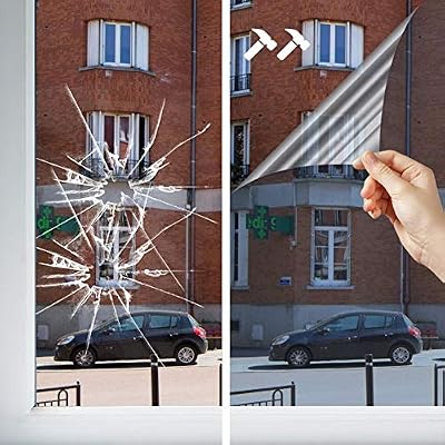 DIMEXACT Film anti-effraction et anti-chaleur alu foncé 240 microns 152×100 cm