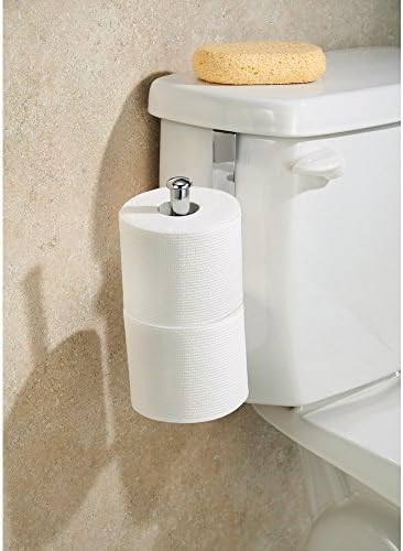 iDesign 69380 Classico Over The Tank Toilet Roll Holder, Chrome