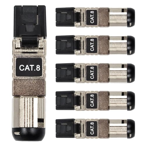 Connecteur RJ45 Cat8 sans outil blindé 40Gbits pour un réseau ultra rapide