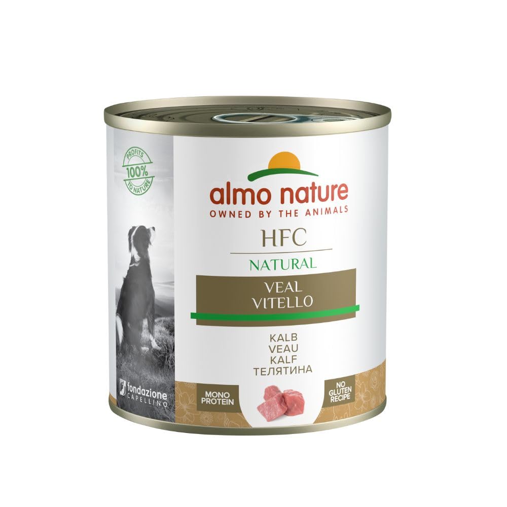 almo nature HFC Natural - Vitello - Umido Cane 100% Naturale - 12x290 g lattina Vitello 12 x 280g