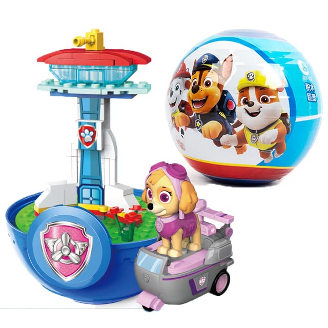 ТоуAE - New 1set Original Paws Patrols action Fiɡurе block chase Marshall rubble skye Headquarters parking lot children Тоу gift Ԁoll (11-1pc)