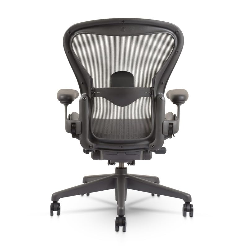 Amazon.com: Herman Miller Aeron Chair Size A - Graphite Semi