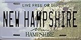New Hampshire State License Plate Novelty Fridge Magnet