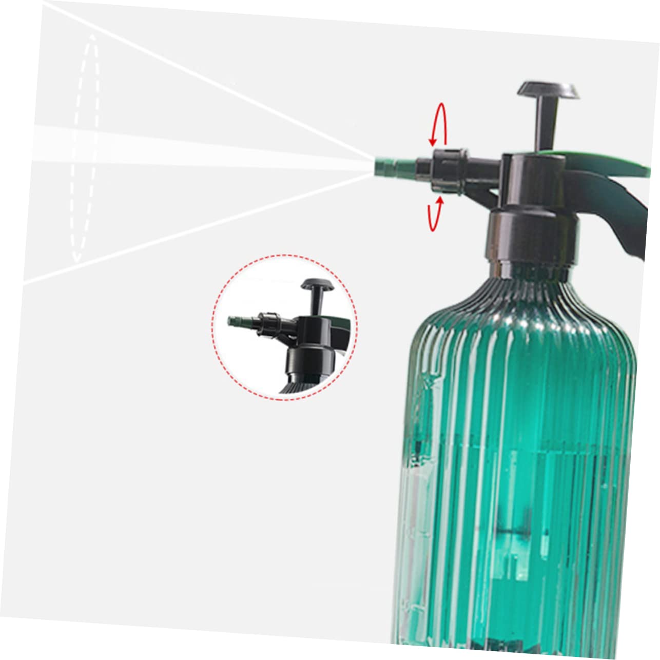POPETPOP 2pièces Bouteille De Pulvérisation Manuelle Arrosoir à Pression Pour Jardinage Et Coiffure Vaporisateur Plastique Multi-usages