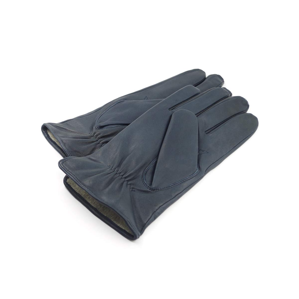 MGGM collection Guanti invernali da uomo in pelle Guanti da equitazione in morbida pelle di pecora foderati in cashmere caldo