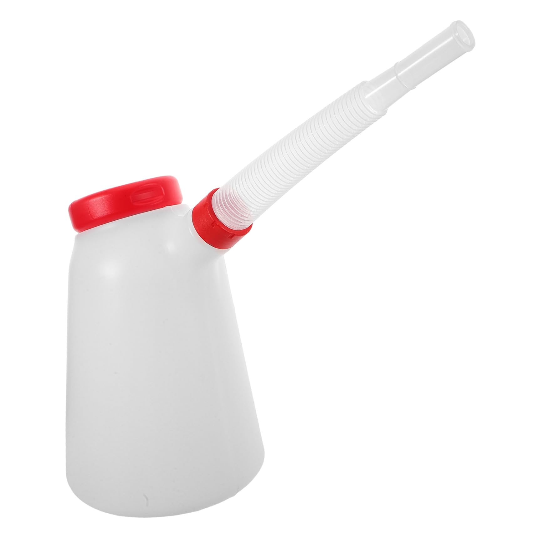 ORFOFE Broc Verseur Gradué Huile Moteur avec Long Bec pour Injection Précise Distributeur Huile Plastique pour Voiture Moto et Bateau Outil Multifonction pour Entretien Réutilisable