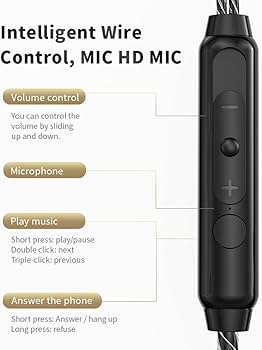 Amazon.com: Yeabomy Qkz Sk8 in Ear Monitor Headphones, Wired