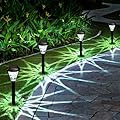 GIGALUMI 12 Pack Solar Lights Outdoor Waterproof,New Upgraded Light for Outside,Solar Garden Lights,Pathway Outdoor Light for Patio,Lawn,Yard and Landscape