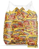 HariboGummy Bears Bulk Bag Goldbears Halloween Candy - 50 Mini Bags Individually Wrapped Gummy Candy for Pinata Fillers, School Snacks, Office Treats, and Party Bags - Variety Flavors 10g Packs