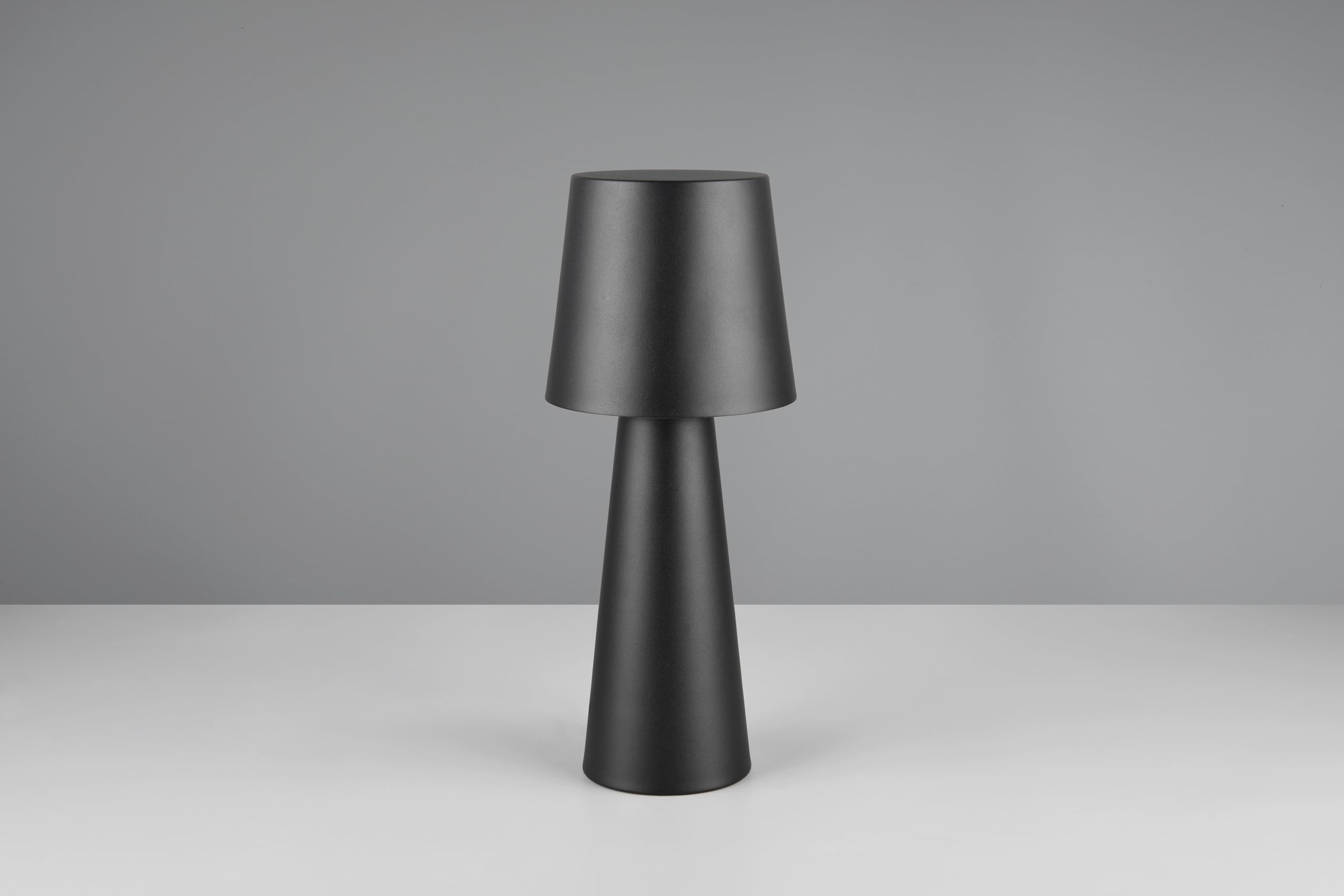 Trio Leuchten Lámpara de Mesa NUBIAN 562900132, Metal Negro Mate, exc. 1x E27