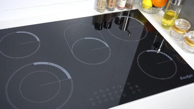 Image of Electric Cooktop 30 Inch 5 Burner 8400W High Power 240V