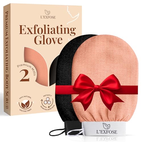 L'Exfose Kessa Hammam Deep Exfoliating Glove 2pc -...