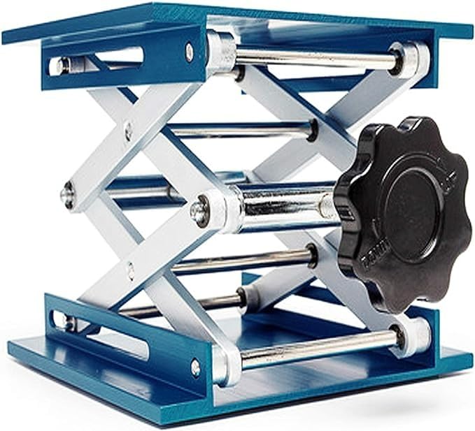 Aluminium Oxide Lift Table Lab Stand Lifter Scientific Scissor Lifting Platform 4