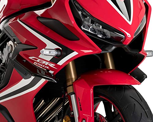 Winglet Aerodinamico In Lega Per Honda CBR650R 2019-2024 - Ala Anteriore In Nero Opaco - Foto 4