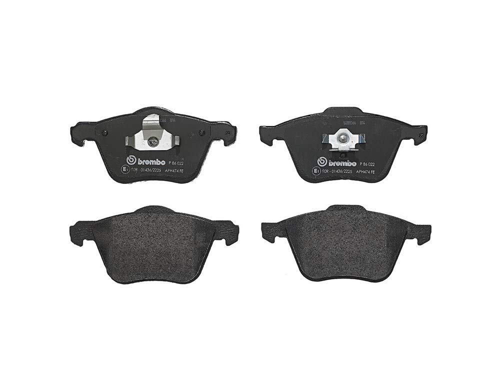 Brembo P 86 022 komplet klocków hamulcowych, hamulec tarczowy – (4-częściowy)
