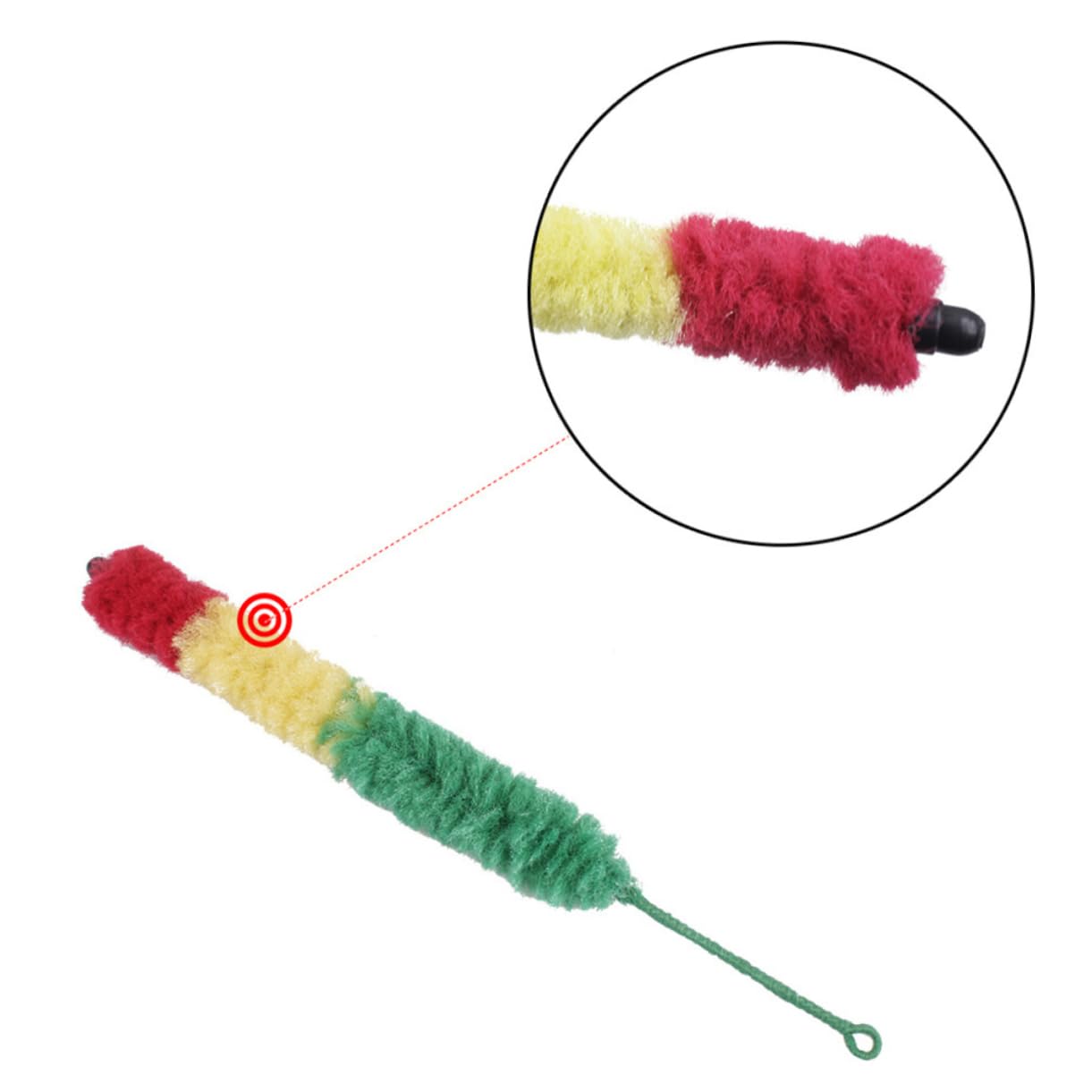 Levemolo Clarinet Cleaning Swab Clarinet Brush for Saxophone Cleaning Cloth Instrument Clarionet