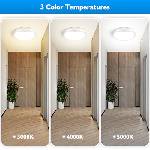 Lakumu 61822008-01 Battery Operated Ceiling Light, Motion Sensor Rechargeable Wireless Led Ceiling Light With Remote, 9 Inch Dimmable Indoor Overhead Lamp thumb #5