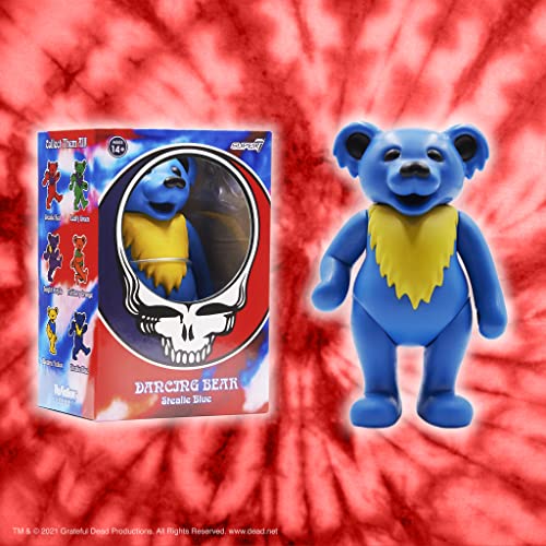 Super7 Grateful Dead Dancing Bear (Resplandor En La Oscuridad) - Figura