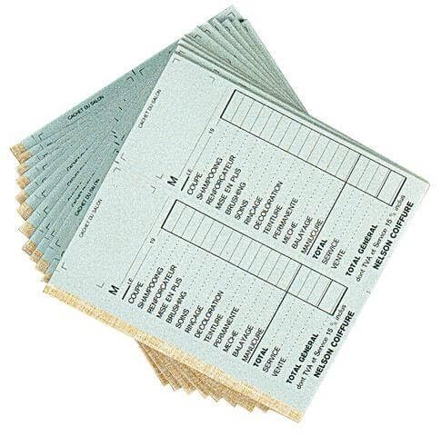 Carnet de caisse double Sibel x10 souche numérotée pour comptabilité commerce