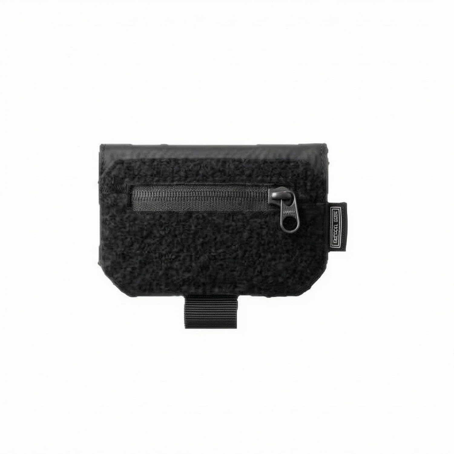 ECOMISTIQ® Compact Everyday Carry Waist Pouch Textured Black Waist Pouch Lightweight Bag Accessory Strap Loop Tab, EDC Waistpack-image-12