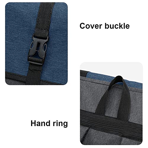DZOZO A2 Art Craft Portfolio Case Artist Carrying Bag Drawing Board Bag Backpack Artwrok Storage Carrying Case Painting Sketch Pad Storage Bag Artist Portfolio Carrying Tote Bag Art Supplies Bag - Image 4