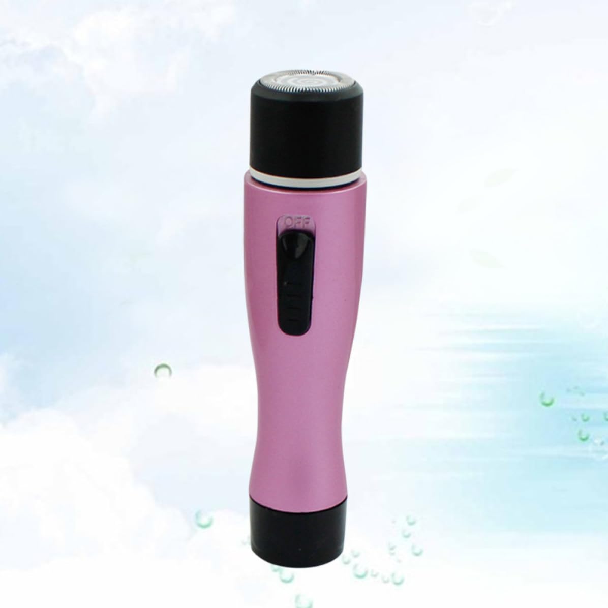 Rasoio Elettrico Donna Mini Depilatore Viso Ascelle Gambe Pelle Liscia senza Rossore Corpo in Abs e Batteria Aa Esclusa per Depilazione Femminile