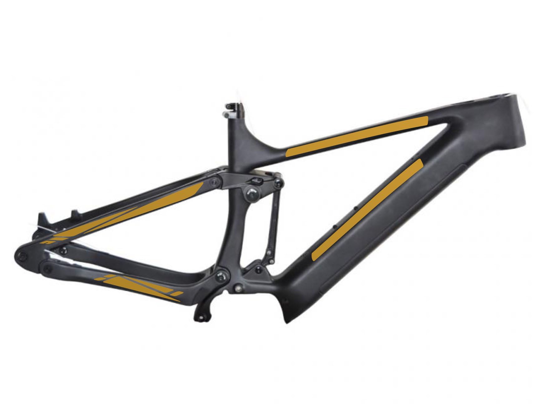Kit 10 Adesivi Stickers Decal Telaio Bici Bicicletta MTB Frame Protezione