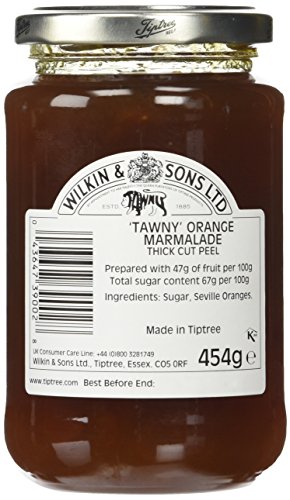 Tiptree Little Scarlet Strawberry Preserve, 12 Ounce Jar & Tawny Orange Marmalade, 12 Ounce Jar #TOP5