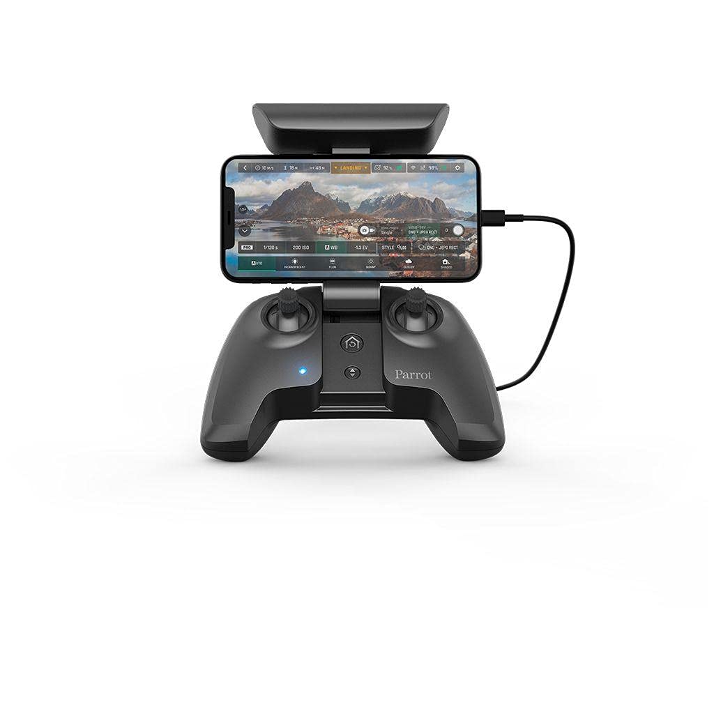 Parrot Anafi - Pacchetto drone FPV - Quadricottero iperleggero e pieghevole - Occhiali FPV Cockpitglasses 3 per voli immersivi in streaming Full HD live - Set completo e compatto con zainetto
