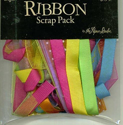 Amazon.com: Ribbon Scrap Pack Assortments - 36 Feet - Brights