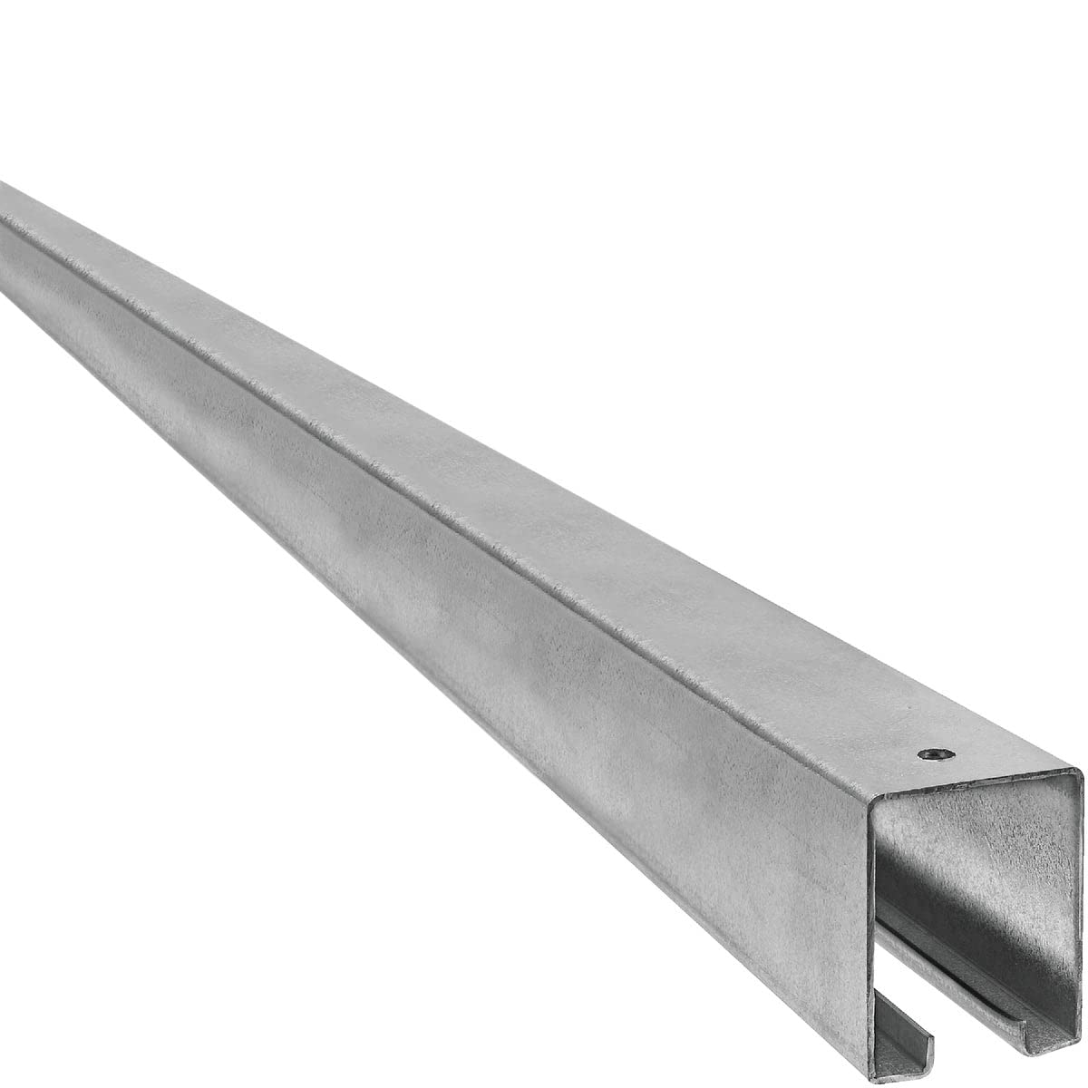 National Hardware Stanley N105-726 5116 Plain Box Rail in Galvanized Steel, 8'