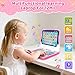 Learning Toy for Kids 1 2 3 Year Old Boys Girls, Learning Laptop for Toddlers 1-3, Interactive Educational Toys with Music Sounds Lights, Christmas Birthday Gifts for Baby Kids Age 12-18 Months, Pink